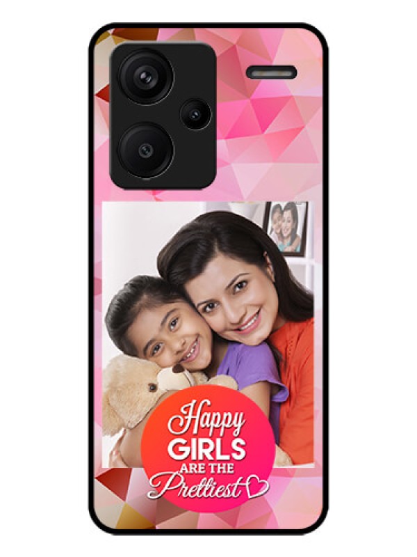 Custom Redmi Note 13 Pro Plus 5G Custom Metal Phone CaseAbstract Triangle Design