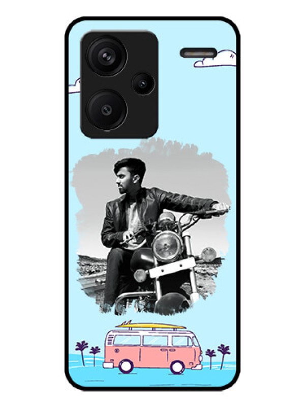 Custom Redmi Note 13 Pro Plus 5G Custom Metal Phone CaseTravel and Adventure Design