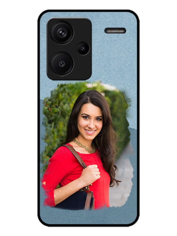 Custom Redmi Note 13 Pro Plus 5G Custom Metal Phone CaseGrunge Line Art Design