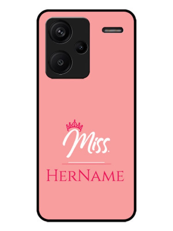 Custom Redmi Note 13 Pro Plus 5G Custom Metal Phone CaseMrs With Name Design