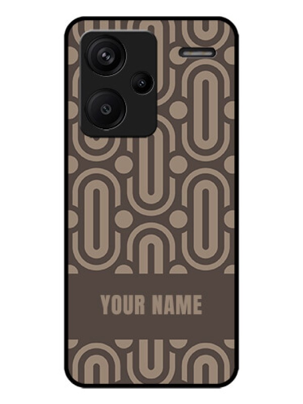 Custom Redmi Note 13 Pro Plus 5G Custom Metal Phone CaseCaptivating Zero Pattern Design