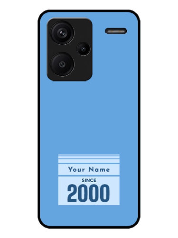 Custom Redmi Note 13 Pro Plus 5G Custom Metal Phone CaseCustom Year Of Birth Design