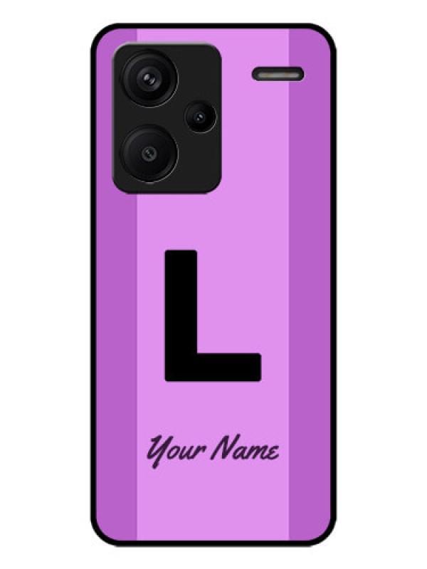 Custom Redmi Note 13 Pro Plus 5G Custom Metal Phone CaseTricolor Custom Text Design