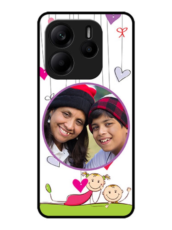 Custom Redmi Note 14 5G Custom Metal Phone CaseCute Kids Phone Case Design