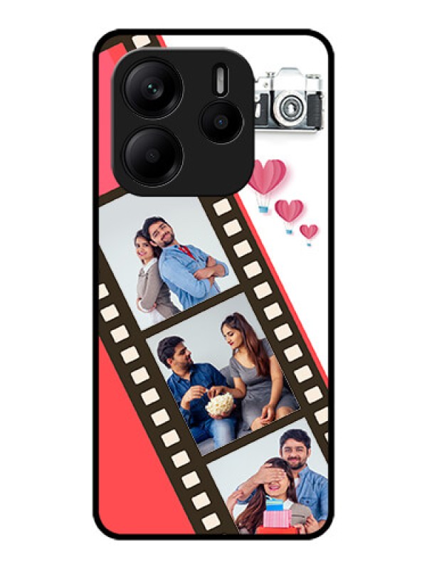 Custom Redmi Note 14 5G Custom Metal Phone Case3 Image Holder With Film Reel