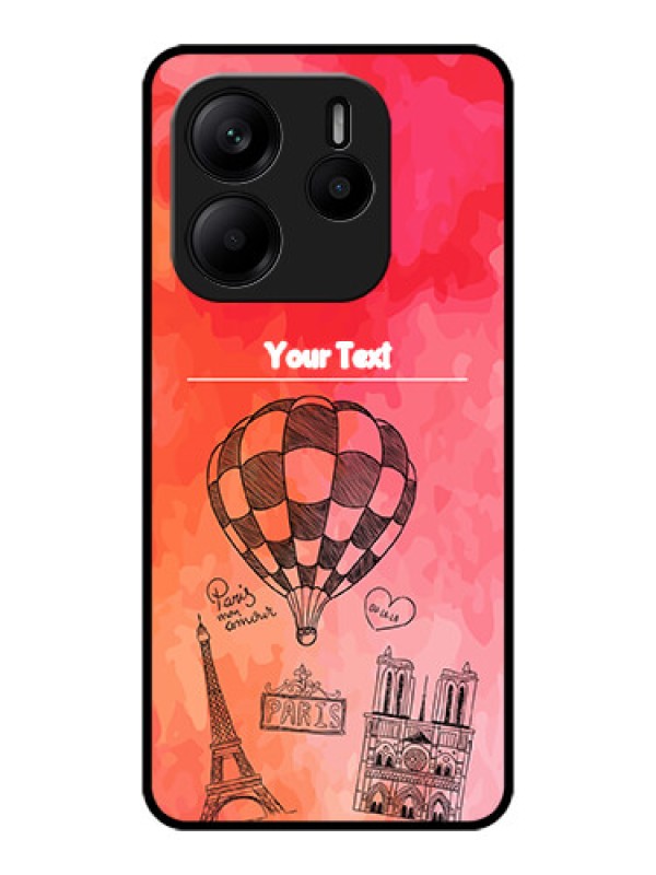 Custom Redmi Note 14 5G Custom Metal Phone CaseParis Theme Design