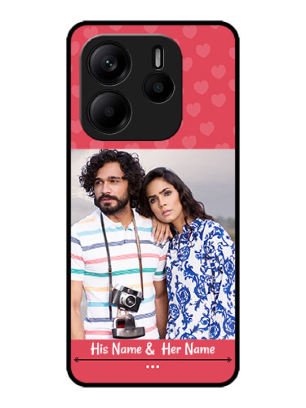 Custom Redmi Note 14 5G Custom Metal Phone CaseSimple Love Design