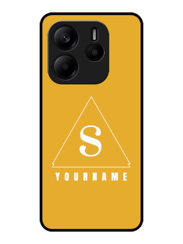 Custom Redmi Note 14 5G Custom Metal Phone CaseSimple Triangle Design