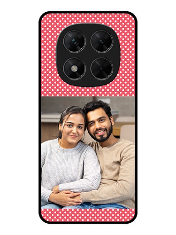 Custom Redmi Note 14 Pro 5G Custom Metal Phone CaseWhite Dotted Design