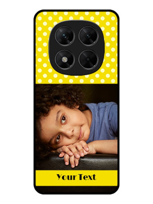 Custom Redmi Note 14 Pro 5G Custom Metal Phone CaseBright Yellow Case Design