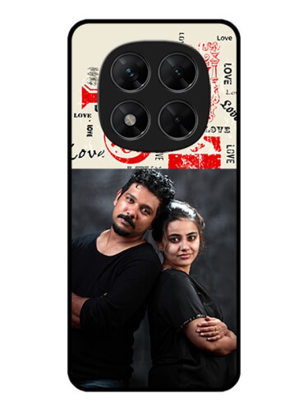 Custom Redmi Note 14 Pro 5G Custom Metal Phone CaseTrendy Love Design Case