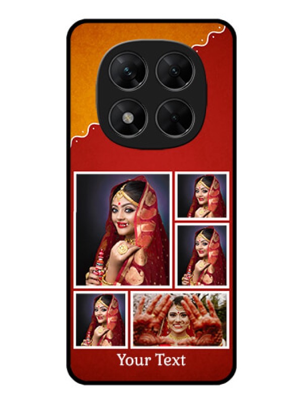 Custom Redmi Note 14 Pro 5G Custom Metal Phone CaseWedding Pic Upload Design