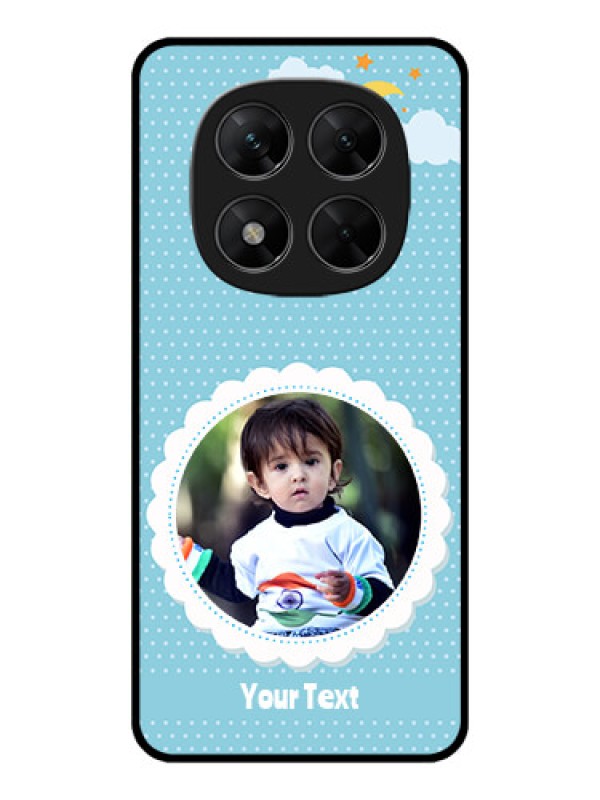 Custom Redmi Note 14 Pro 5G Custom Metal Phone CaseViolet Pattern Design