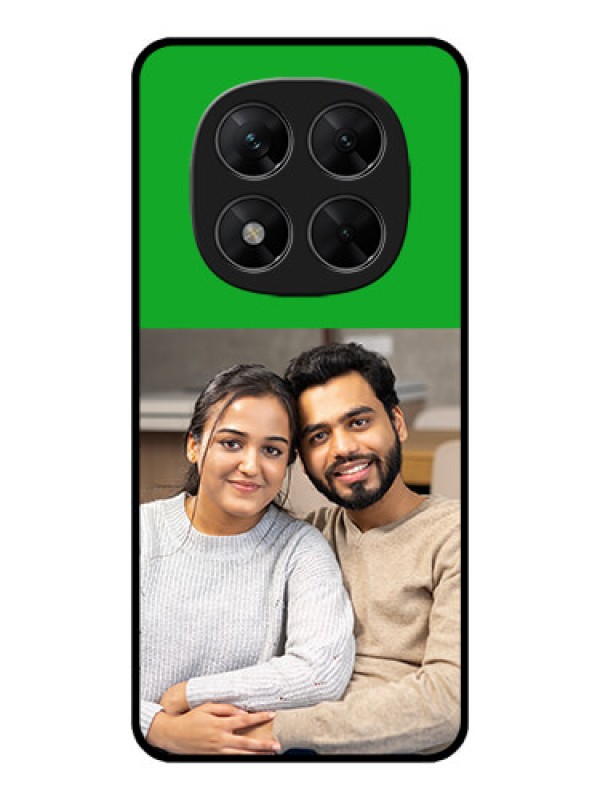 Custom Redmi Note 14 Pro 5G Custom Metal Phone CaseGreen Pattern Design