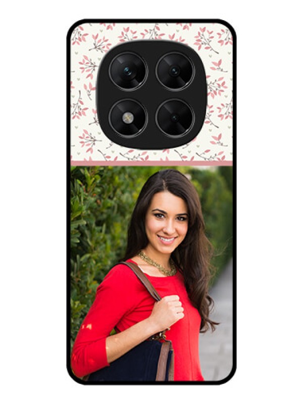 Custom Redmi Note 14 Pro 5G Custom Metal Phone CaseStunning Floral Design