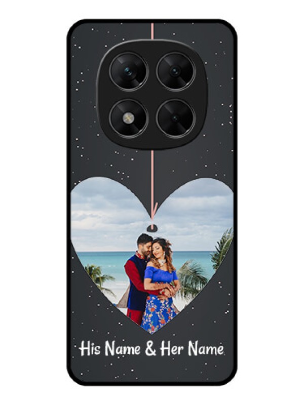 Custom Redmi Note 14 Pro 5G Custom Metal Phone CaseHanging Heart Design