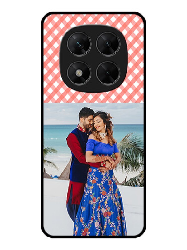 Custom Redmi Note 14 Pro 5G Custom Metal Phone CasePink Pattern Design