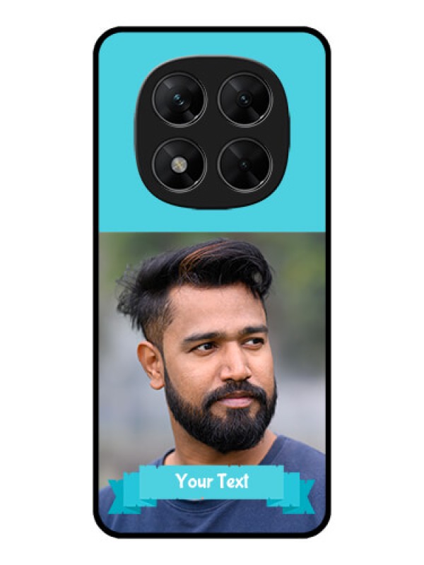 Custom Redmi Note 14 Pro 5G Custom Metal Phone CaseBlue Color Design