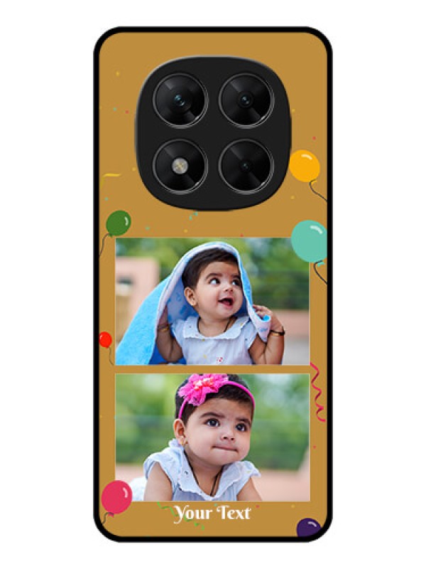 Custom Redmi Note 14 Pro 5G Custom Metal Phone CaseImage Holder With Birthday Celebrations Design
