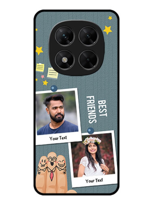 Custom Redmi Note 14 Pro 5G Custom Metal Phone CaseSticky Frames And Friendship Design