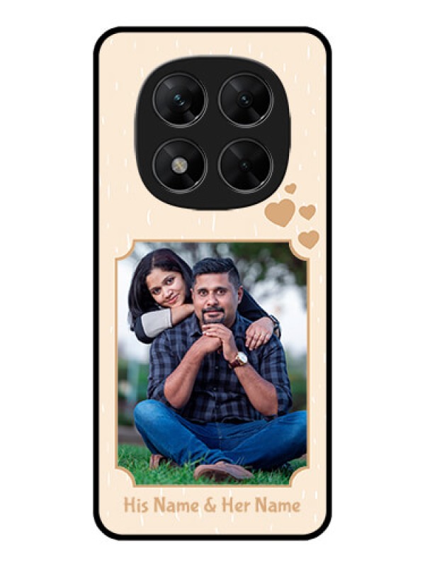 Custom Redmi Note 14 Pro 5G Custom Metal Phone CaseWith Confetti Love Design