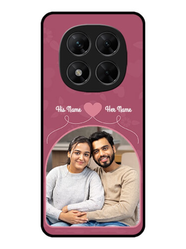 Custom Redmi Note 14 Pro 5G Custom Metal Phone CaseLove Floral Design