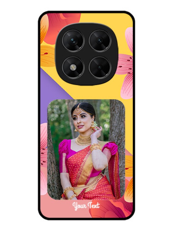 Custom Redmi Note 14 Pro 5G Custom Metal Phone Case3 Image With Vintage Floral Design