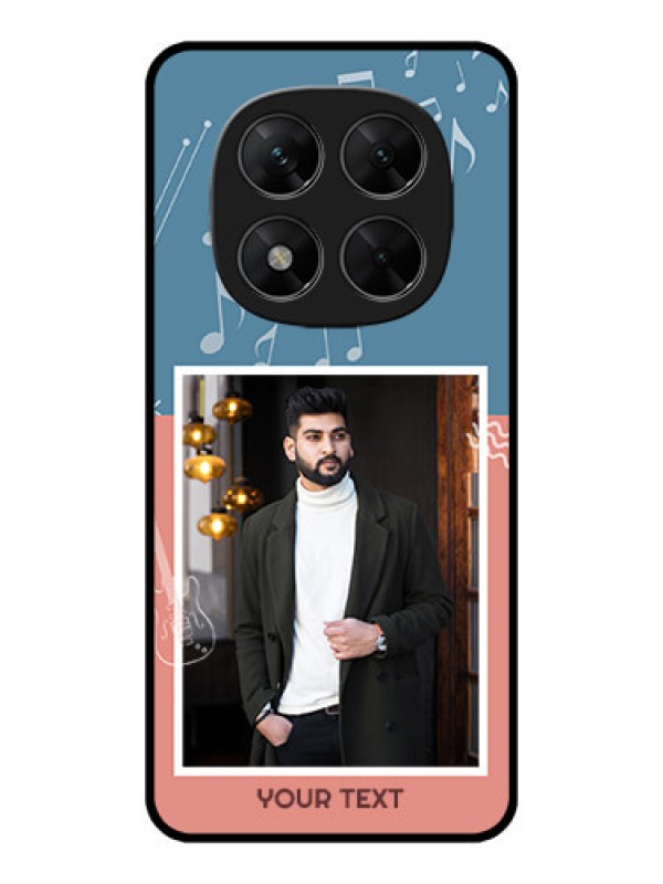 Custom Redmi Note 14 Pro 5G Custom Metal Phone CaseWith Color Musical Note Design