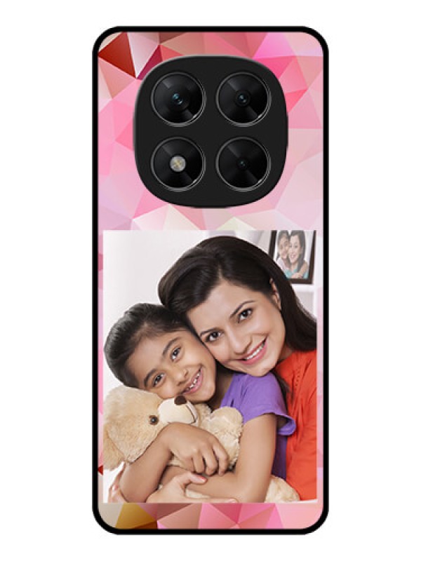 Custom Redmi Note 14 Pro 5G Custom Metal Phone CaseAbstract Triangle Design