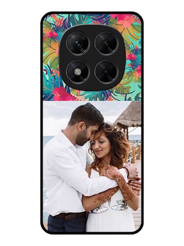 Custom Redmi Note 14 Pro 5G Custom Metal Phone CaseWatercolor Floral Design