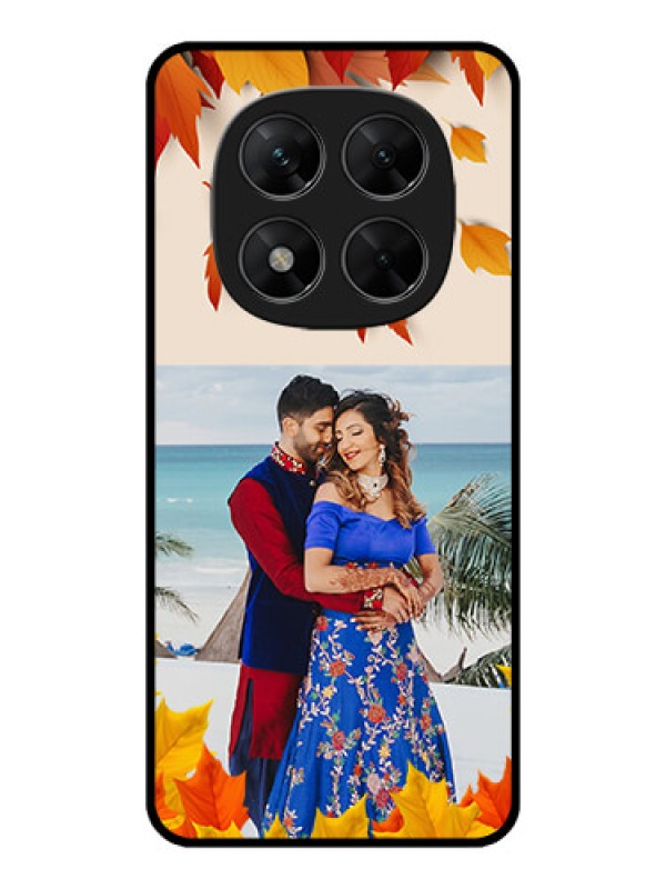 Custom Redmi Note 14 Pro 5G Custom Metal Phone CaseAutumn Maple Leaves Design