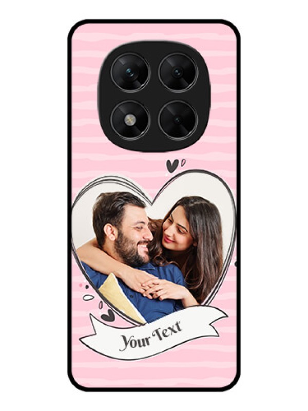 Custom Redmi Note 14 Pro 5G Custom Metal Phone CaseVintage Heart Design