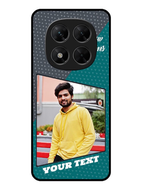 Custom Redmi Note 14 Pro 5G Custom Metal Phone CaseBackground Pattern Design With Quote