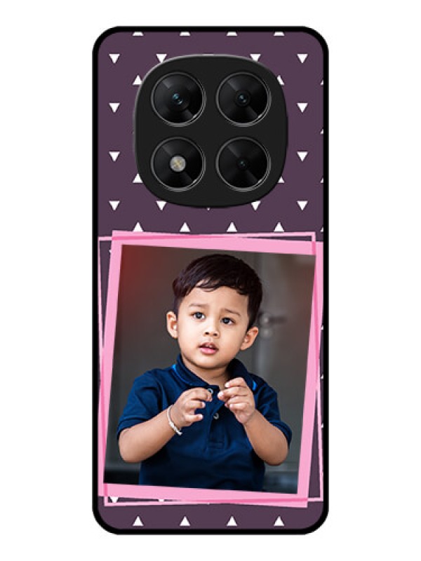 Custom Redmi Note 14 Pro 5G Custom Metal Phone CaseTriangle Pattern Dotted Design