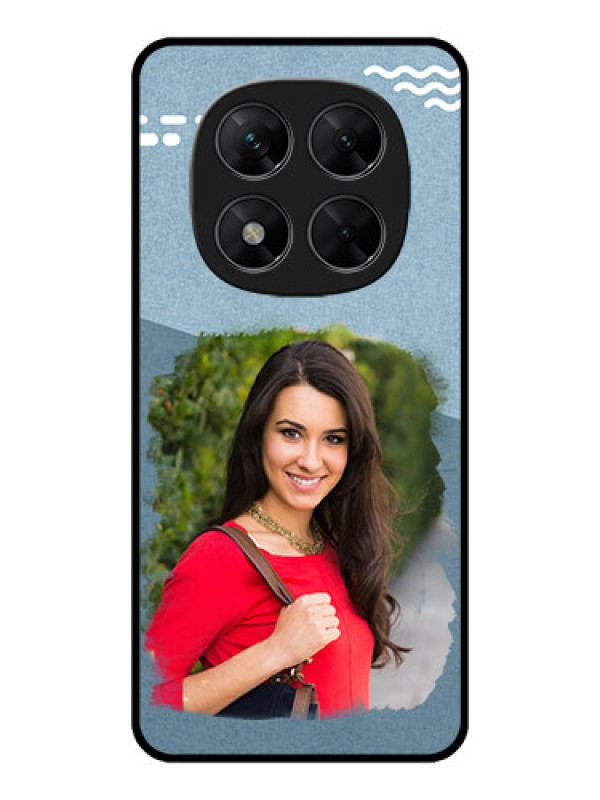 Custom Redmi Note 14 Pro 5G Custom Metal Phone CaseGrunge Line Art Design