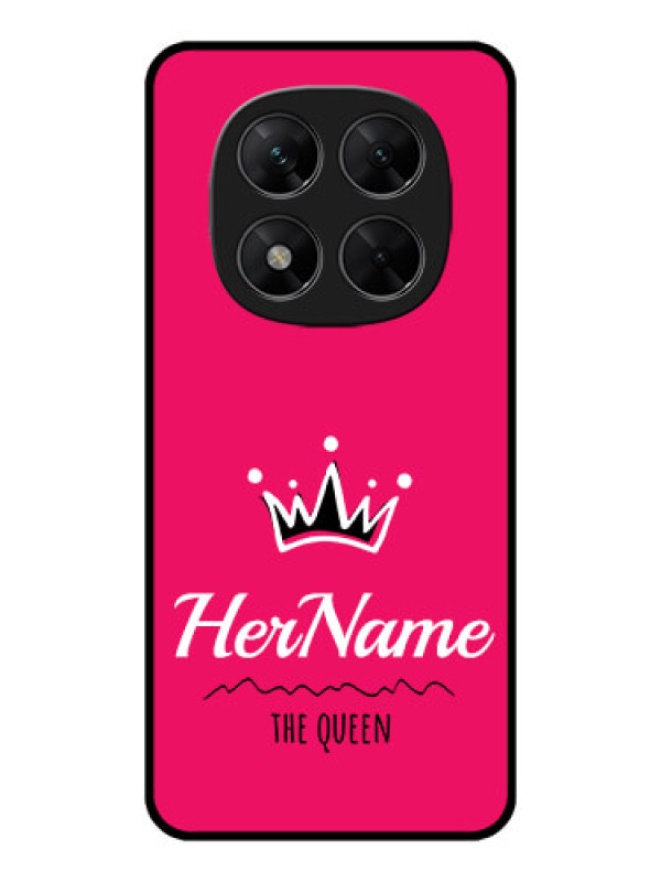 Custom Redmi Note 14 Pro 5G Custom Metal Phone CaseQueen With Name Design