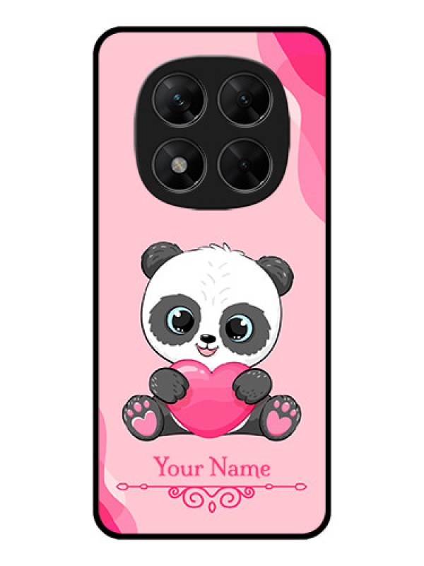 Custom Redmi Note 14 Pro 5G Custom Metal Phone CaseCute Panda Design