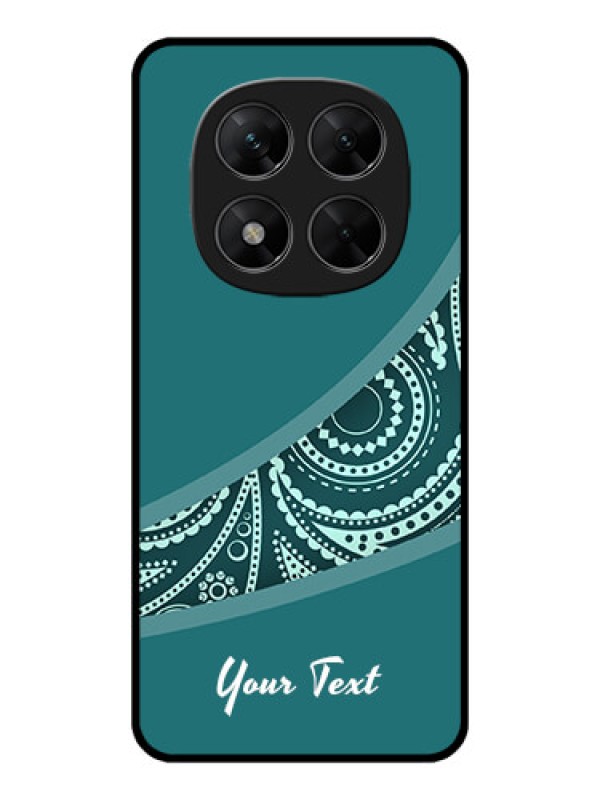 Custom Redmi Note 14 Pro 5G Custom Metal Phone CaseSemi Visible Floral Design