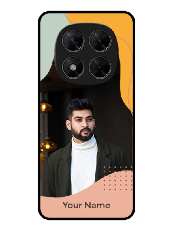 Custom Redmi Note 14 Pro 5G Custom Metal Phone CaseTri - Coloured Overlay Design