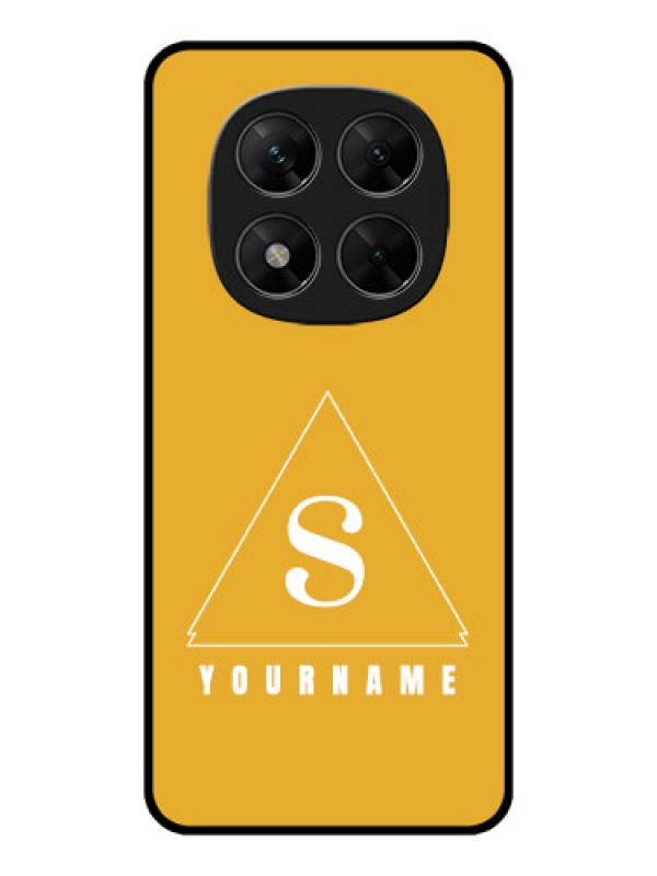 Custom Redmi Note 14 Pro 5G Custom Metal Phone CaseSimple Triangle Design