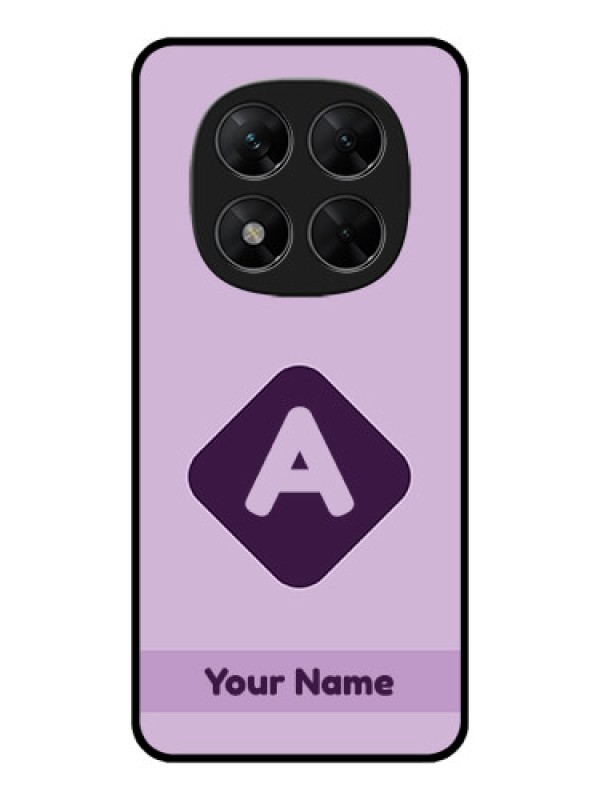 Custom Redmi Note 14 Pro 5G Custom Metal Phone CaseCustom Letter In Curved Badge Design