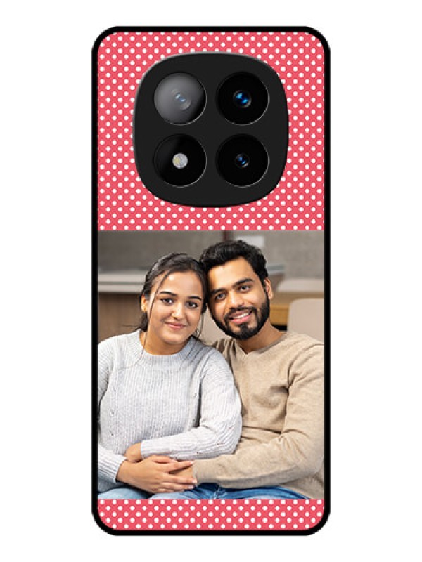 Custom Redmi Note 14 Pro Plus 5G Custom Metal Phone CaseWhite Dotted Design