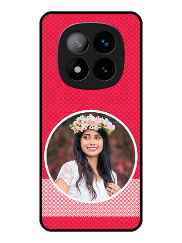 Custom Redmi Note 14 Pro Plus 5G Custom Metal Phone CasePink Color Pattern Design