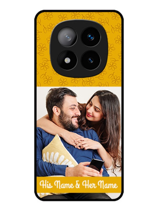 Custom Redmi Note 14 Pro Plus 5G Custom Metal Phone CaseYellow Floral Design