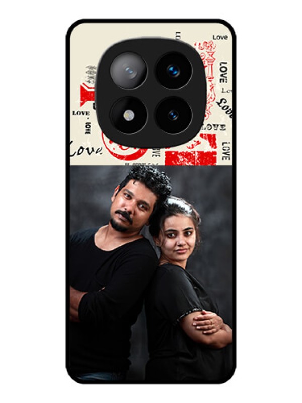 Custom Redmi Note 14 Pro Plus 5G Custom Metal Phone CaseTrendy Love Design Case