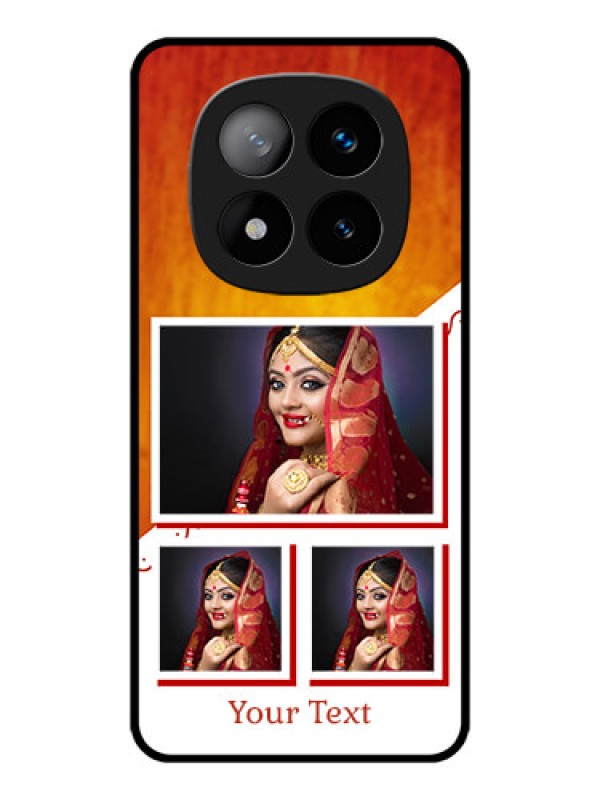 Custom Redmi Note 14 Pro Plus 5G Custom Metal Phone CaseWedding Memories Design