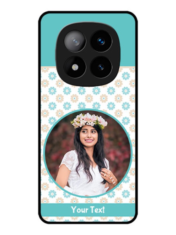 Custom Redmi Note 14 Pro Plus 5G Custom Metal Phone CaseBeautiful Flowers Design