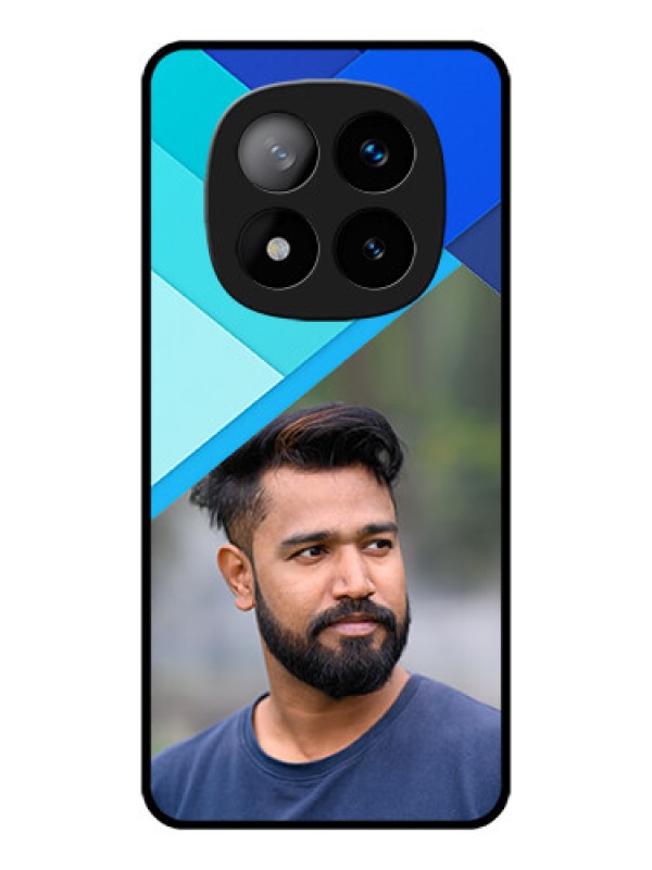 Custom Redmi Note 14 Pro Plus 5G Custom Metal Phone CaseBlue Pattern Design