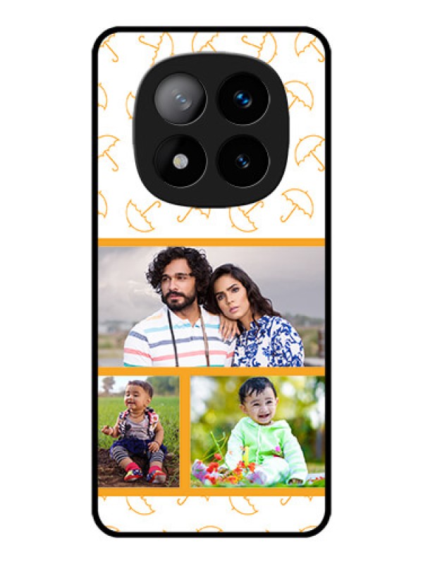 Custom Redmi Note 14 Pro Plus 5G Custom Metal Phone CaseYellow Pattern Design