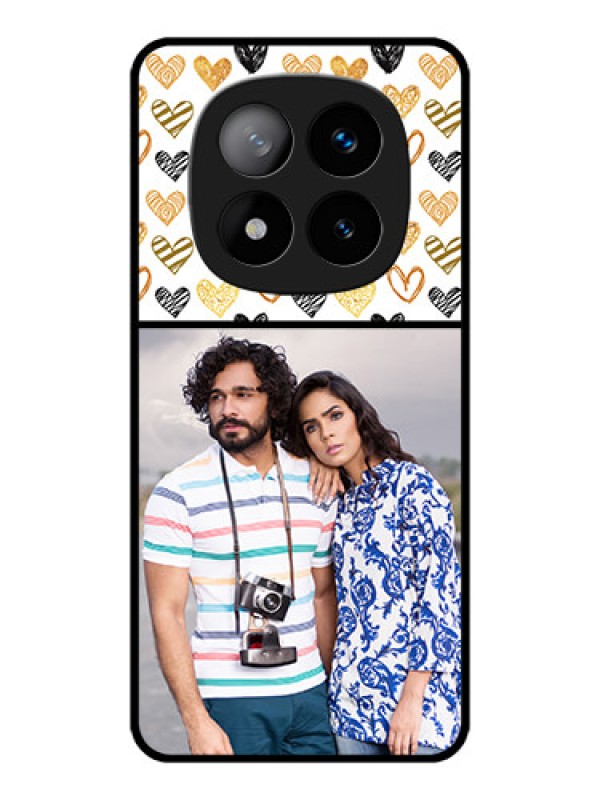 Custom Redmi Note 14 Pro Plus 5G Custom Metal Phone CaseLove Symbol Design